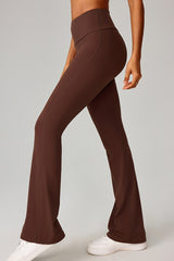 Women High-Waist Flared Naked-Feel Yoga Leggings