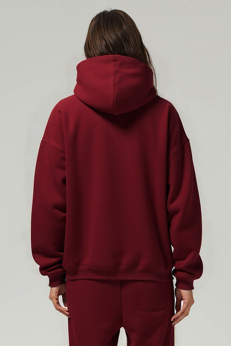 Men Sherpa Fleece Oversize Hoodie: Anti-Pilling Heavyweight Retro Design
