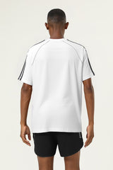 Men's Cotton Athletic Color-block Patchwork T-shirt