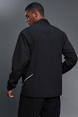Men Outdoor Water-Resistant Fleece-Lined Stand Collar Jacket