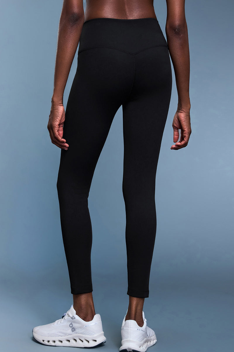 Women High-Waisted Fleece-Lined Tummy Control Cycling Yoga Leggings