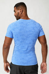 Men's Summer Cooling Lightweight Round Neck Sport T-shirt