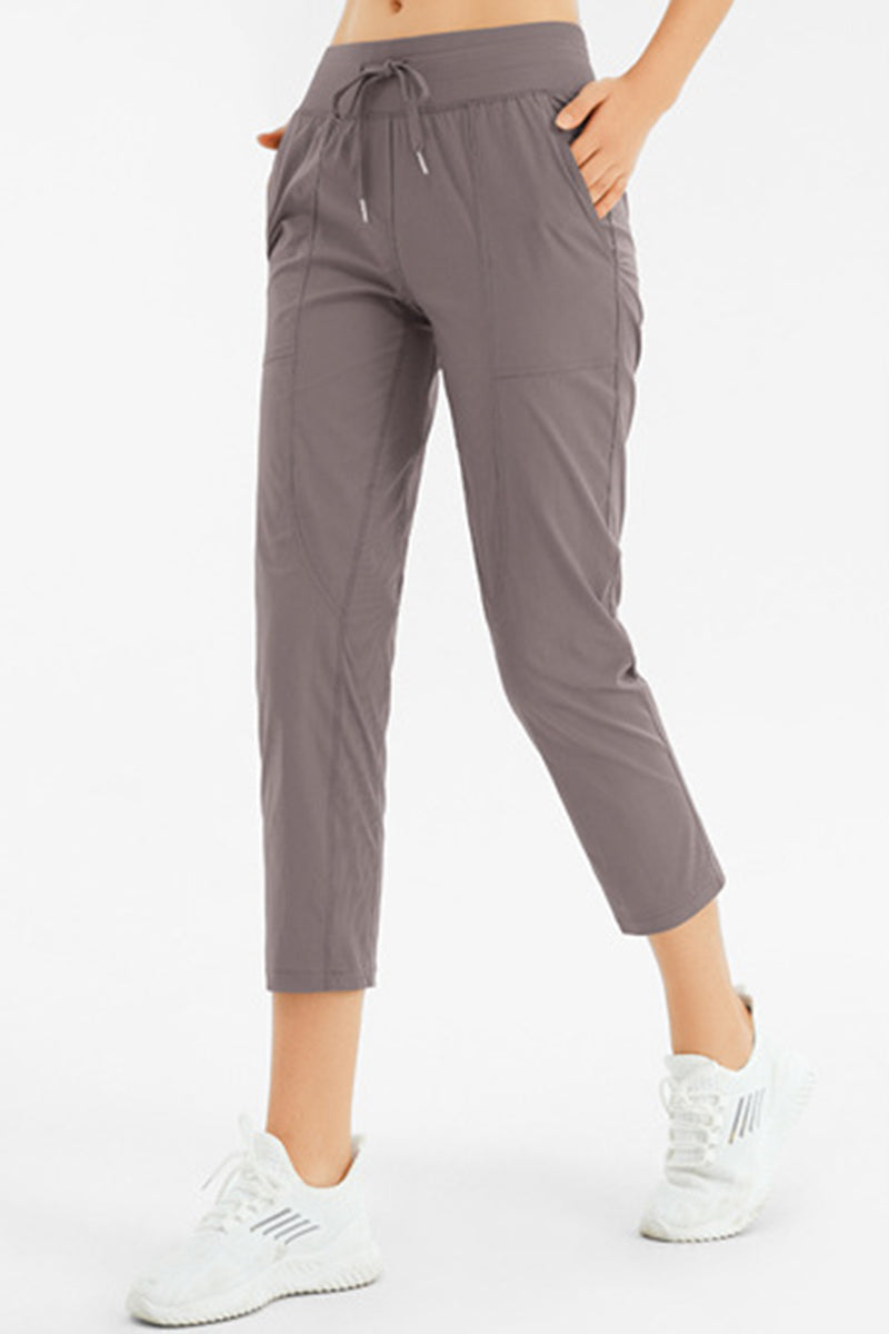 Women Quick-Dry Breathable Cropped Yoga Leggings
