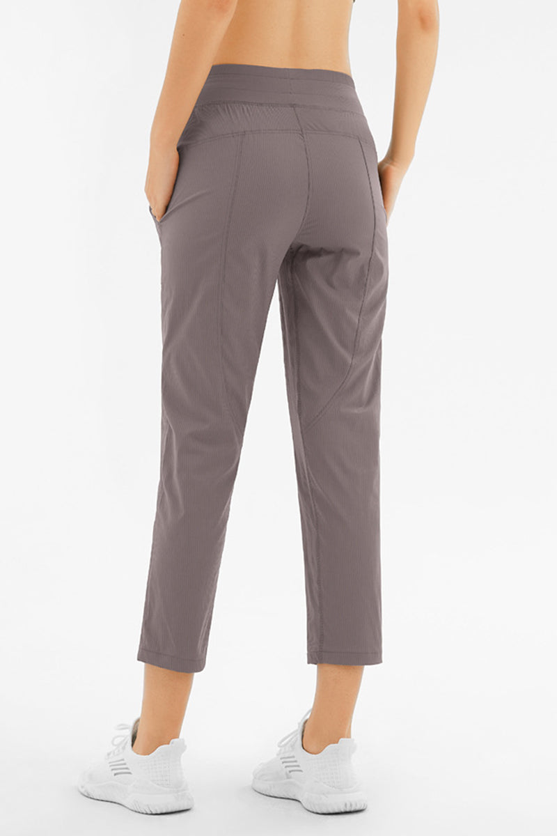 Women Quick-Dry Breathable Cropped Yoga Leggings