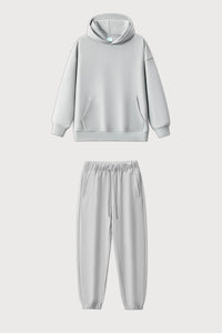 Unisex Casual Heavyweight Hoodie - Loose Fit And Pants