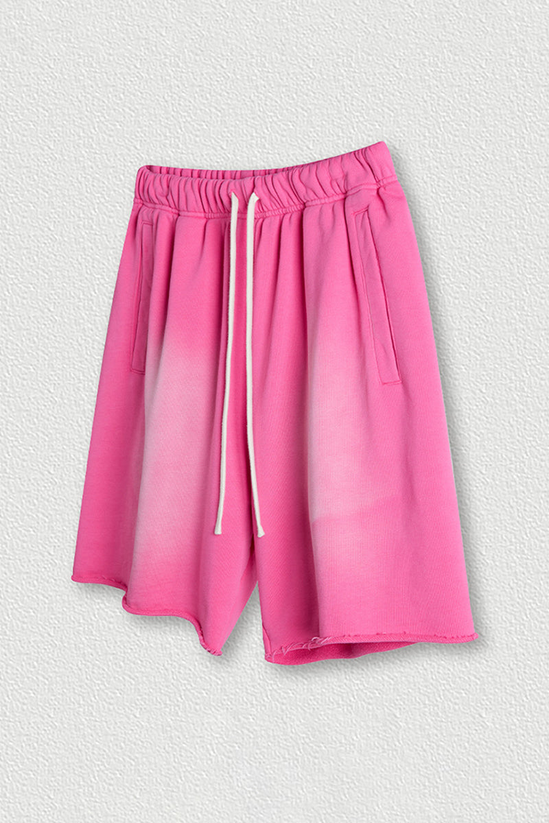 Unisex Heavy Washed Gradient Shorts - Vintage Monkey Wash Cargo Shorts