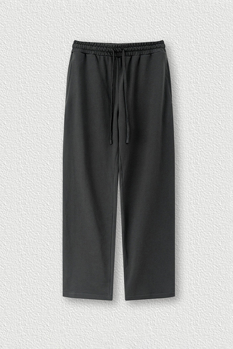 Solid Color Straight Leg Pants