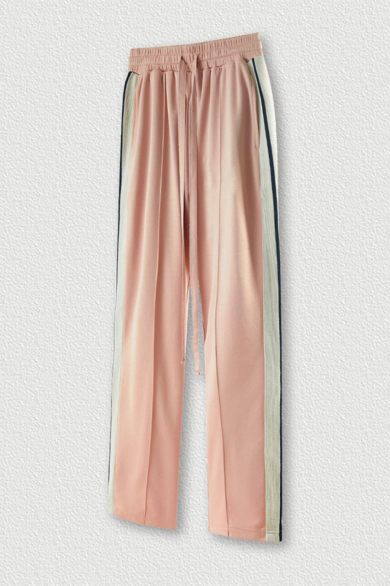 Sports Pants with Side Stripes - Elastic Joggers for Training & Casual