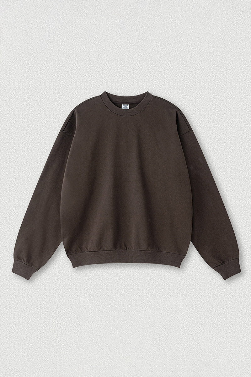 Loose-fitting crewneck sweatshirt