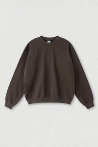 Loose-fitting crewneck sweatshirt