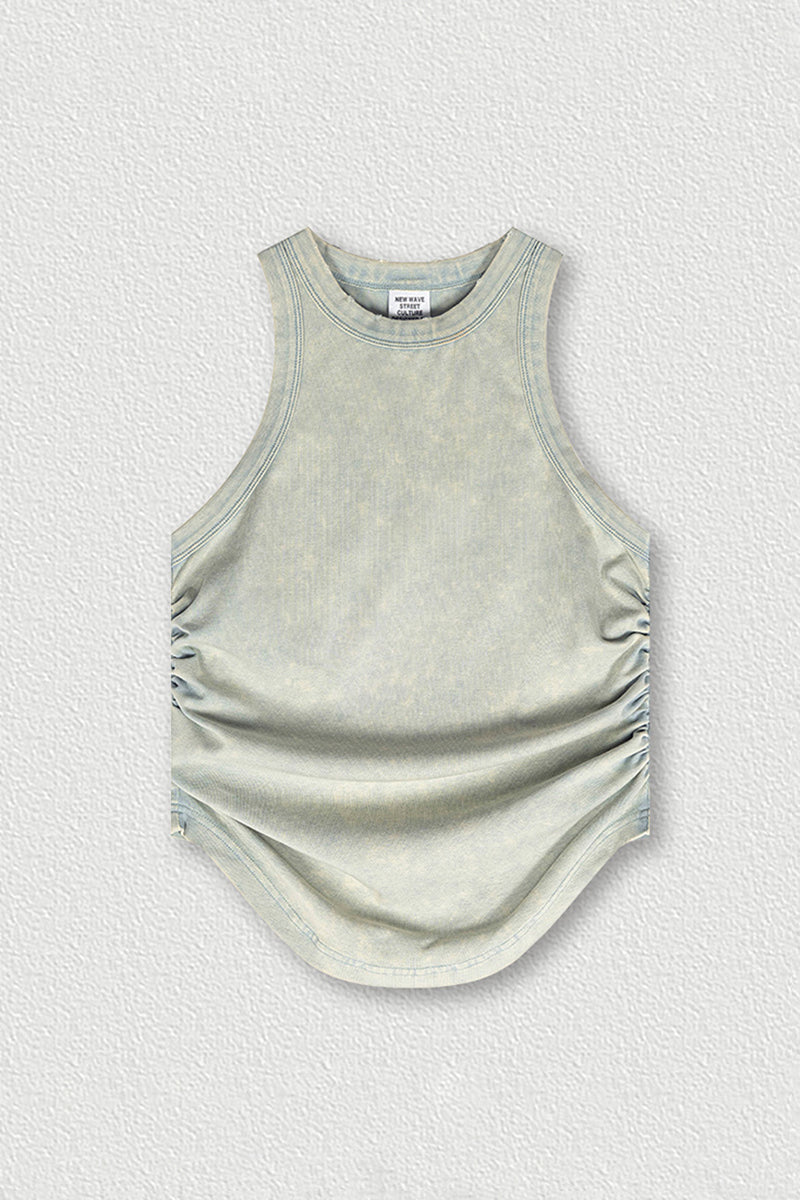 Women's Pleated Tank Top