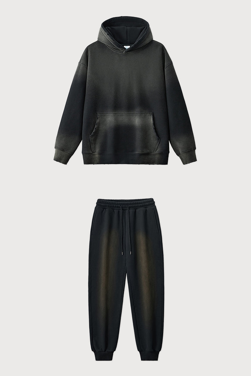 Unisex Heavyweight Washed Hoodie + Jogger Set