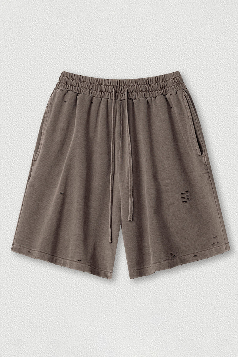 Loose Washed Athletic Shorts - Unisex Casual Sports Shorts