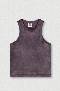 Vintage Distressed Slim-Fit Tank Top