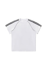 Men's Cotton Athletic Color-block Patchwork T-shirt