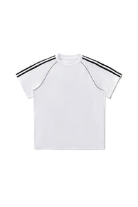 Men's Cotton Athletic Color-block Patchwork T-shirt