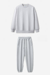 Unisex Warm Solid Color Sweatshirt And Pants
