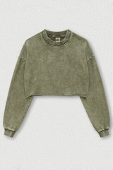 Women's Cropped Long Sleeve T-Shirt