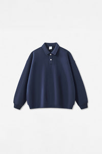 Unisex Clean Fit Long Sleeve Polo Shirt