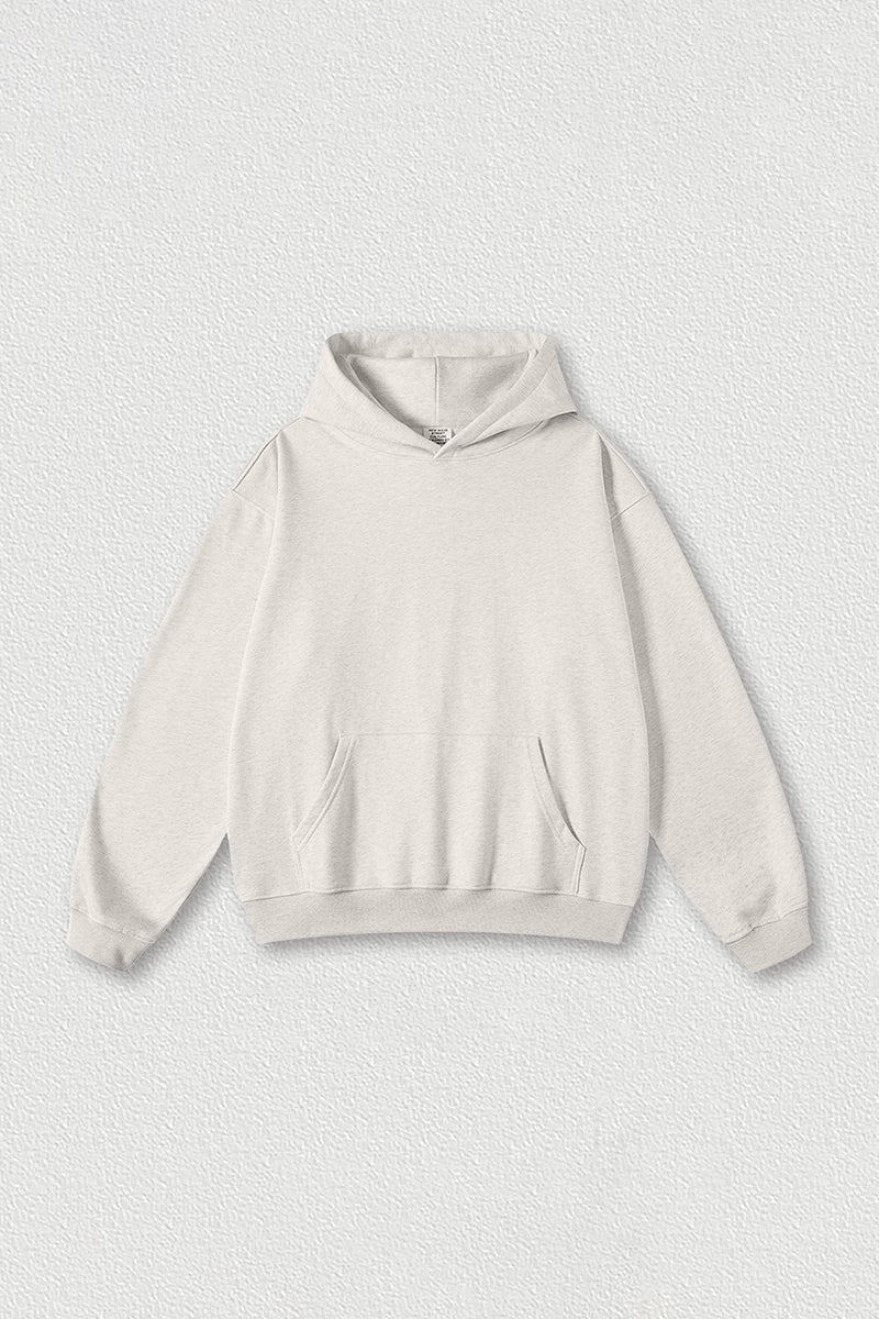 Solid color hoodie terry sweatshirt