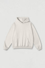 Solid color hoodie terry sweatshirt
