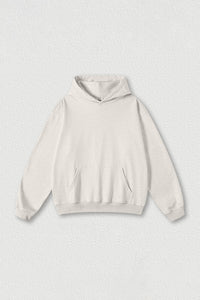 Solid color hoodie terry sweatshirt