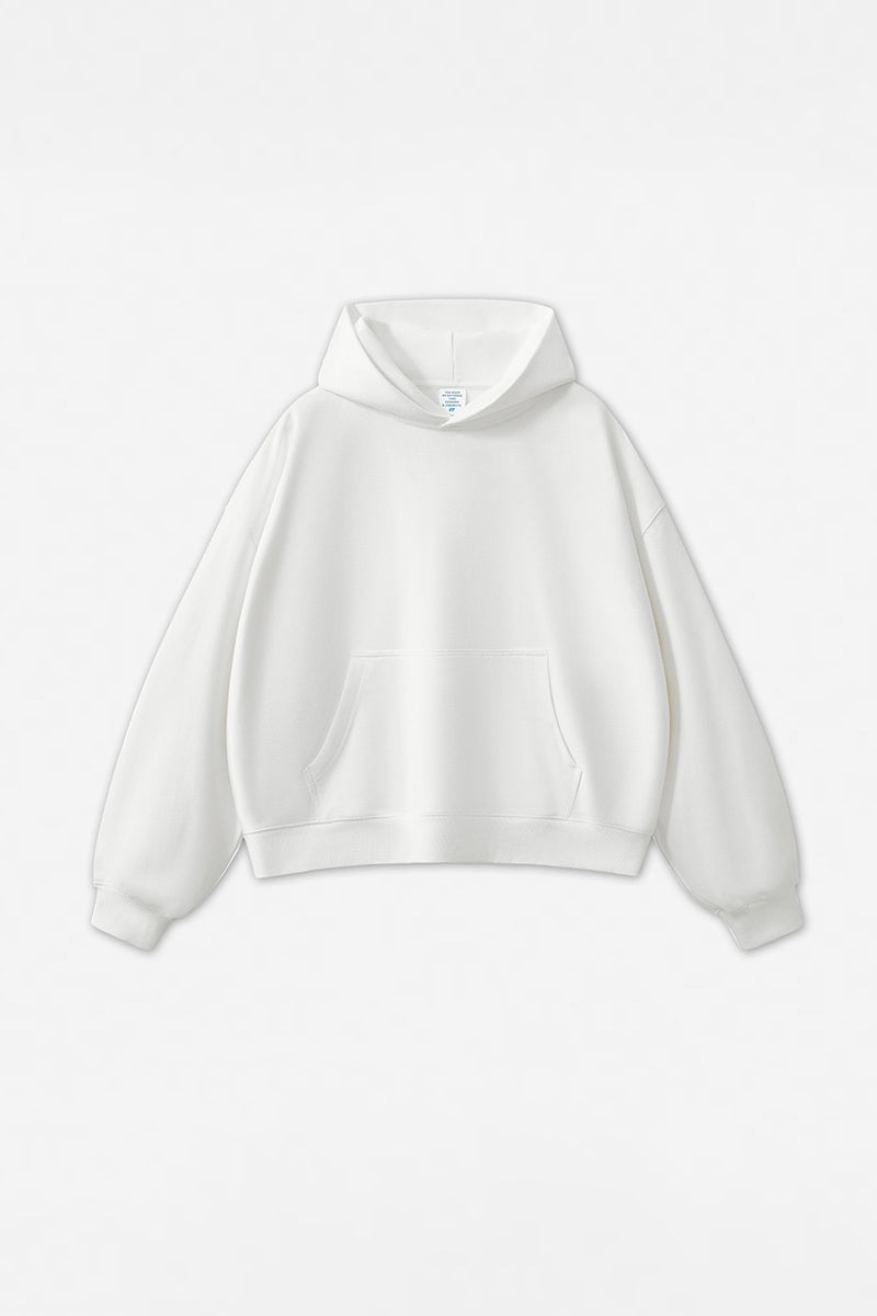 Unisex Boxy Loose Fleece Hoodie
