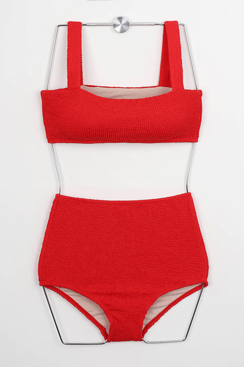 Women's Mint Textured Triangle Cup Bikini Set