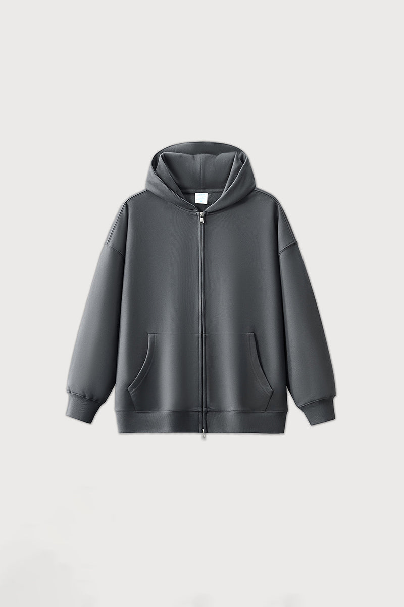 Unisex Zipper Hooded Street Style Zip Jacket