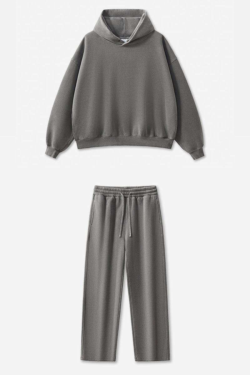 Unisex Casual Loose Fleece Hoodie