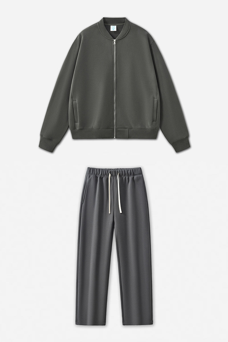 Unisex Cleanfit Fleece Zip-Up Jacket And Pants