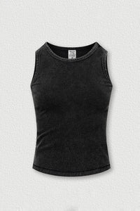 Women's stylish form-fitting sleeveless tank top