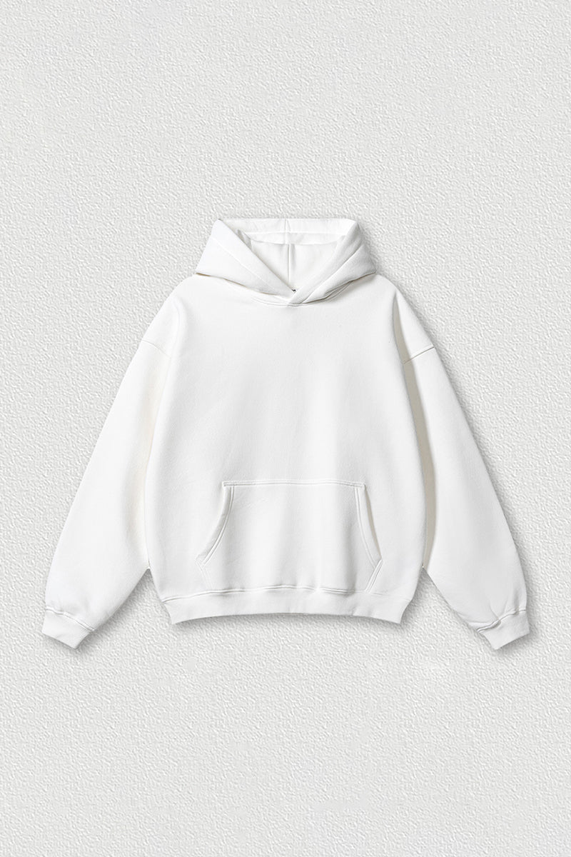 Loose-fitting plus-size thickened velvet hooded sweatshirt