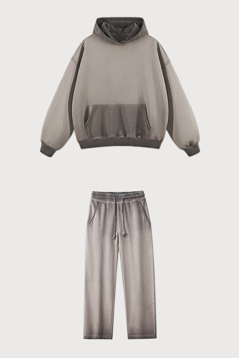 Unisex 420G Vintage Wash Hoodie + Jogger Set