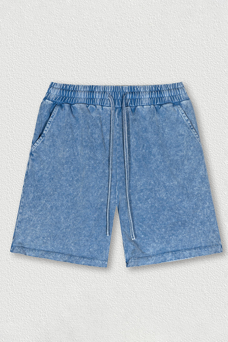 Streetwear Washed Cargo Shorts - Unisex Retro Athletic Shorts