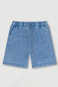 Streetwear Washed Cargo Shorts - Unisex Retro Athletic Shorts