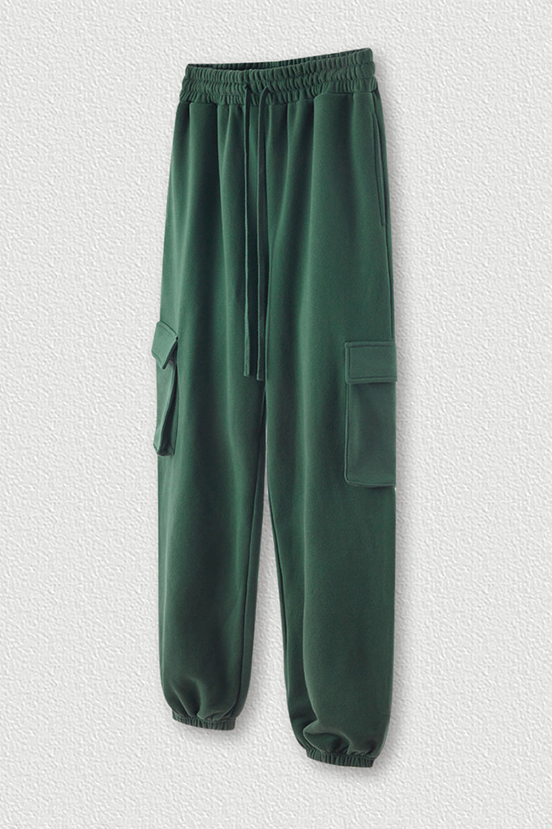 Fleece-Lined Cargo Joggers