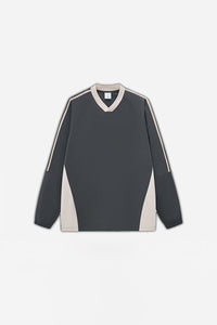 Unisex Casual Retro Contrast Stripe Hoodie