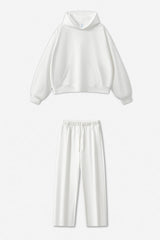 Unisex Boxy Loose Fleece Hoodie