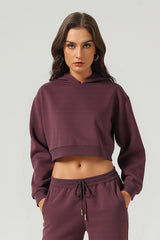 Women Sporty Clean Fit Hoodie