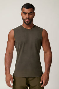Men's Summer Cool Breathable Wide Strap Sleeveless Tank Top