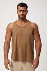 Men's Summer Skin-Friendly Breathable Racerback Tank Top