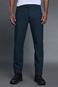 Men Comfortable Straight Leg Business Casual Dress Pants
