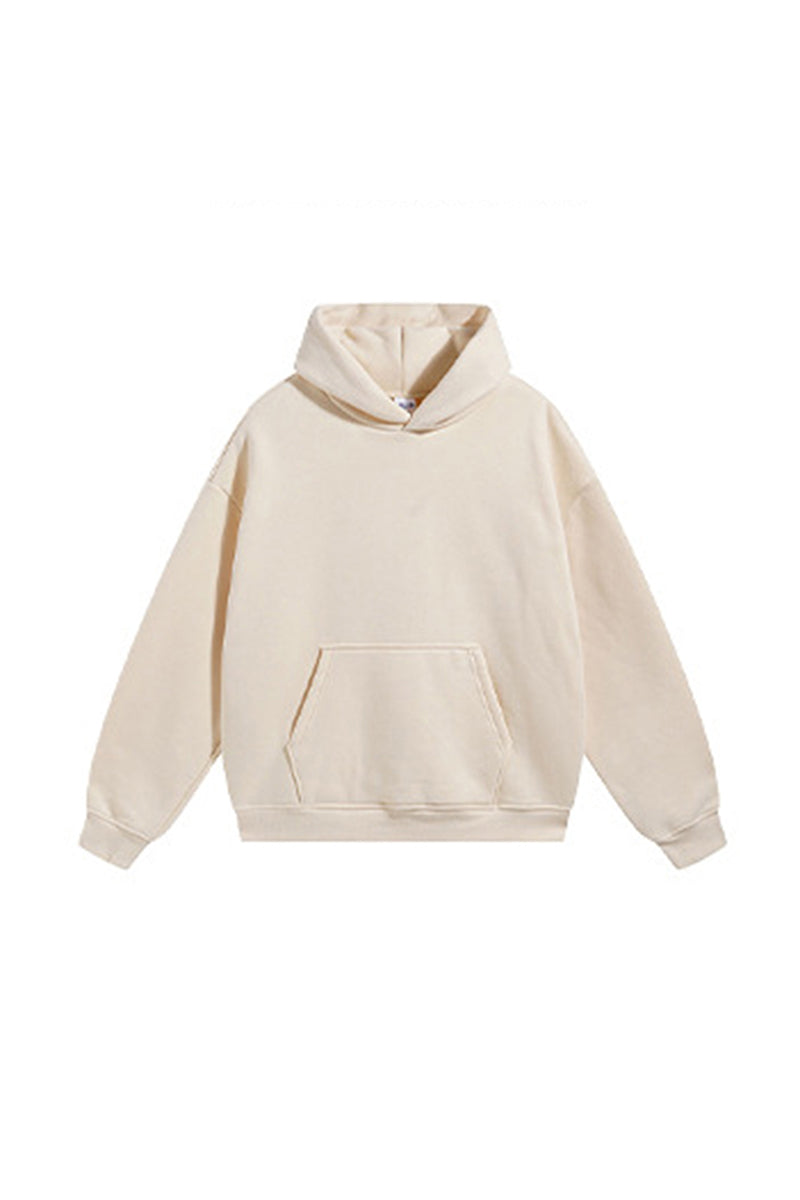 Men Sherpa Fleece Oversize Hoodie: Anti-Pilling Heavyweight Retro Design