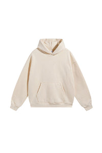Men Sherpa Fleece Oversize Hoodie: Anti-Pilling Heavyweight Retro Design
