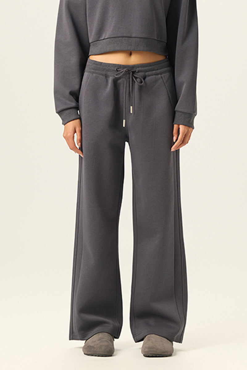 Women Athletic Slim Fit Flare Leg Yoga Sweatpants