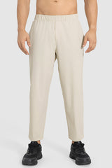 Men Lightweight Quick-Dry Straight Leg Casual Pants