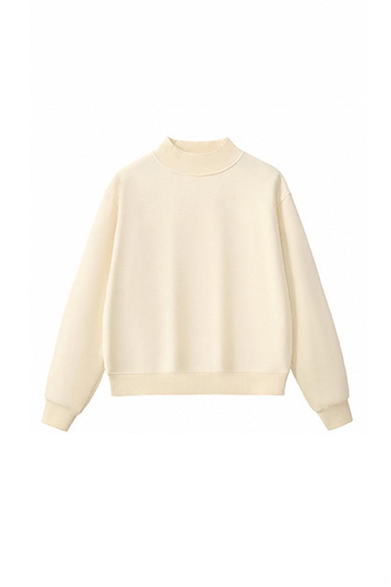 Unisex Cozy Fleece Mock Neck Sweatshirt – Sodalemons