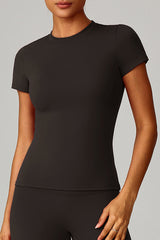 Women Spring Quick-Dry Yoga T-Shirt