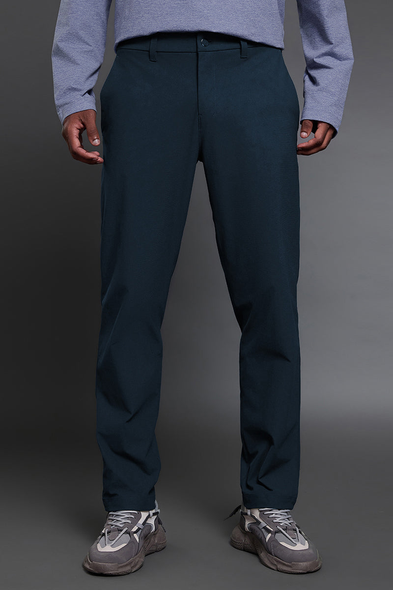 Men Comfortable Loose Straight Leg Business Casual Dress Pants
